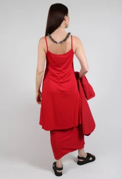 Rundholz Black Label Dresses^Strappy Jersey Dress in Chili