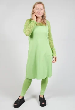 Rundholz Black Label Dresses^Strappy Jersey Dress in Lime