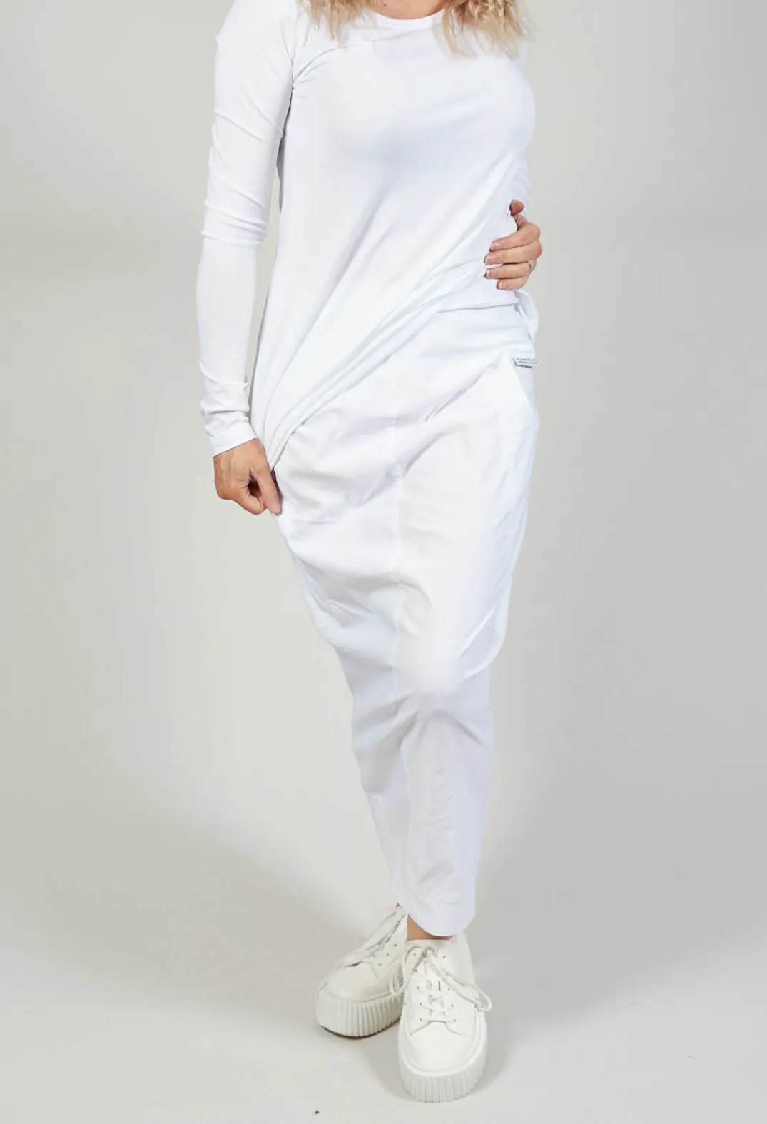 Rundholz Black Label Skirts^Stretch Fit Pencil Skirt in White