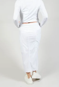Rundholz Black Label Skirts^Stretch Fit Pencil Skirt in White