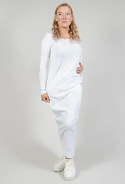 Rundholz Black Label Skirts^Stretch Fit Pencil Skirt in White
