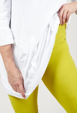 Elli Leggings^Stretch Leggings in Turnups in Lime
