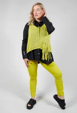 Elli Leggings^Stretch Leggings in Turnups in Lime