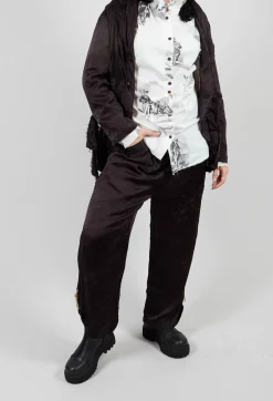 Aleksandr Manamis Trousers^String Cuff Trousers in Black