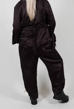 Aleksandr Manamis Trousers^String Cuff Trousers in Black