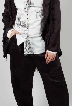 Aleksandr Manamis Trousers^String Cuff Trousers in Black