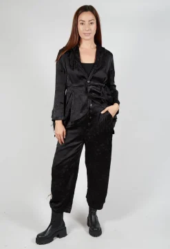 Aleksandr Manamis Trousers^String Cuff Trousers in Black