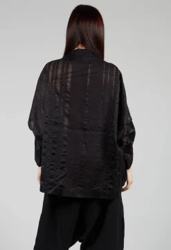 Moyuru Shirts & Blouses^Stripe Jacket in Black