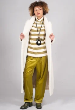 Operificio Neirami Jumpers^Stripe Roll Neck Jumper in Riga Cedro