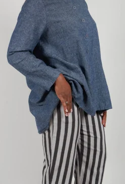 Thing Trousers^Stripe Trousers in Light Grey