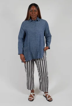 Thing Trousers^Stripe Trousers in Light Grey