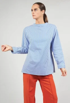 Niù Shirts & Blouses^Striped Blouse in Night Blue