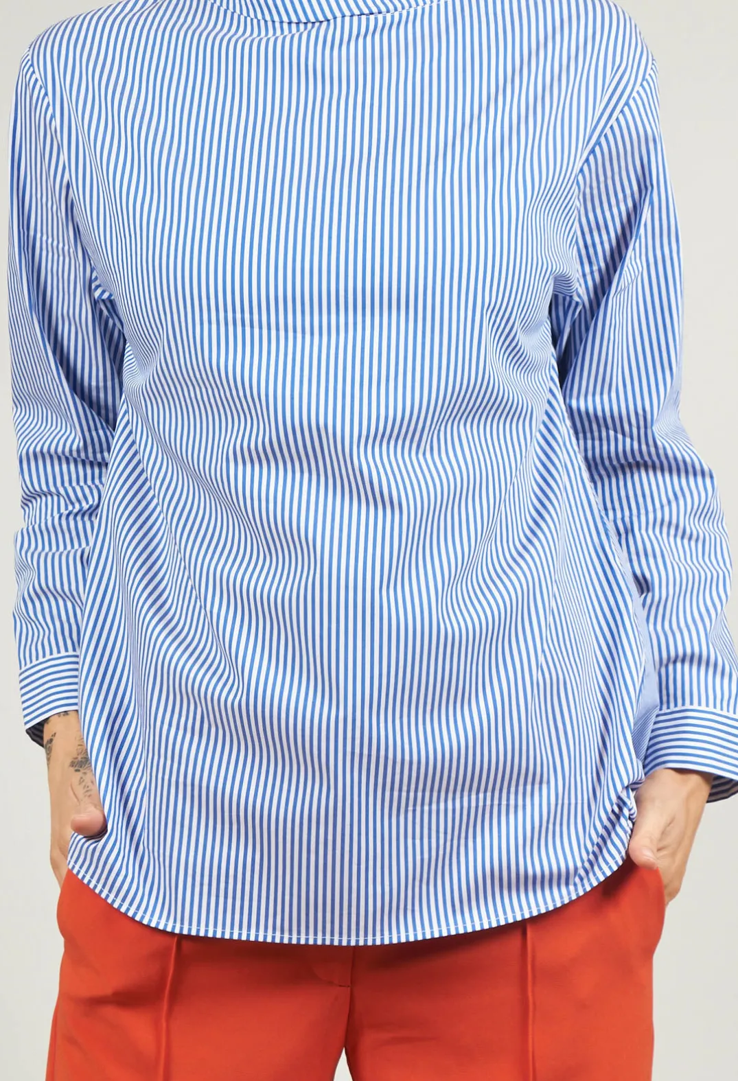 Niù Shirts & Blouses^Striped Blouse in Night Blue
