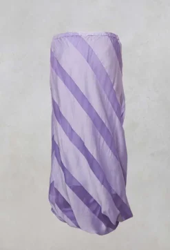 Out of Xile Skirts^Striped Bubble Skirt in Lavender