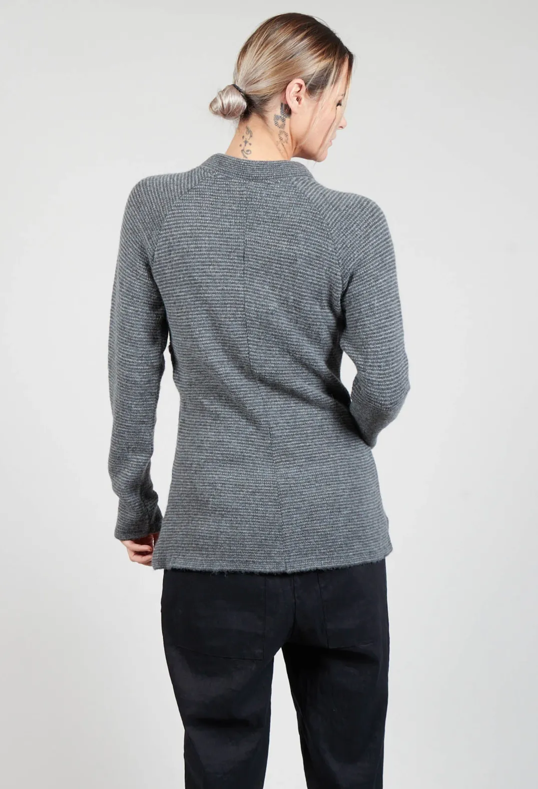 Jayko Jumpers^Striped Knit Cardigan