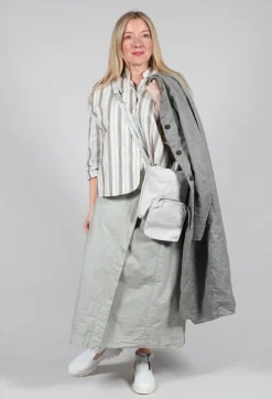 Aequamente Shirts & Blouses^Striped Mandarin Collared Shirt