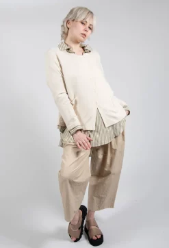 Operificio Neirami Shirts & Blouses^Striped Pleated Back Shirt in Riga Avocado