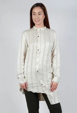 Aleksandr Manamis Shirts & Blouses^Striped Shirt in Ivory