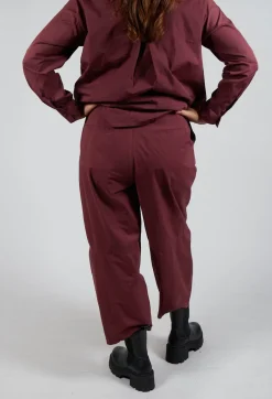 Amici Trousers^Structured Balloon Leg Trousers in Intense Rust