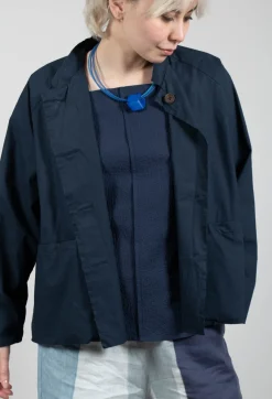 Aequamente Jackets^Structured Jacket in Abisso