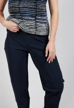 Sarah Pacini Trousers^Structured Trousers in Navy