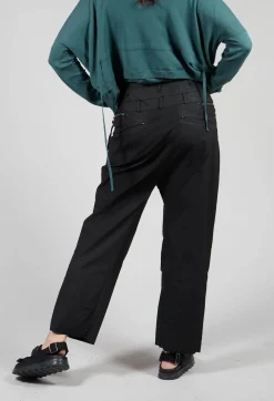 Masnada Trousers^Studded Trousers in Black