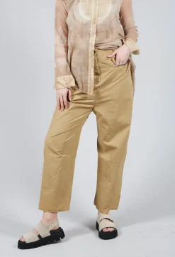Masnada Trousers^Studded Trousers in Khaki
