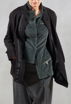 Oblique Creations Jackets^Suede Jacket in Island