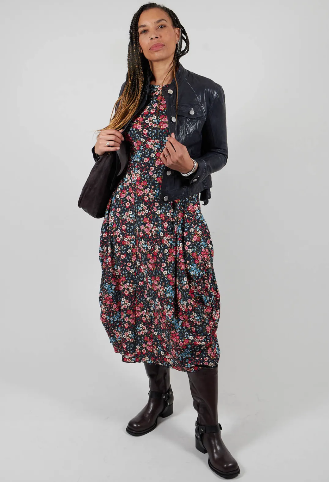 High Jackets^Suspense Leather Jacket in Off Black