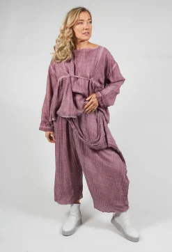 un-namable Co-ords & Suits^Susy Dyed Trousers in Wine