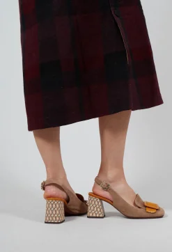 Chie Mihara Boots^Suzan Heel in Ocre Brown