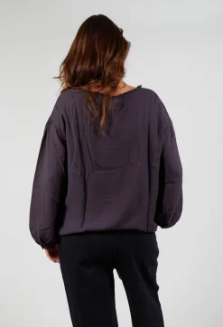 Aequamente Shirts & Blouses^Sweatshirt in Melanzana