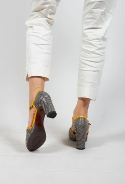 Chie Mihara Heels^T Bar Heel in Polka Print