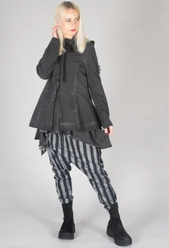 Pluslavie Trousers^T Pant Drop Crotch Trousers in Stripe