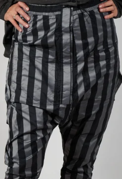 Pluslavie Trousers^T Pant Drop Crotch Trousers in Stripe