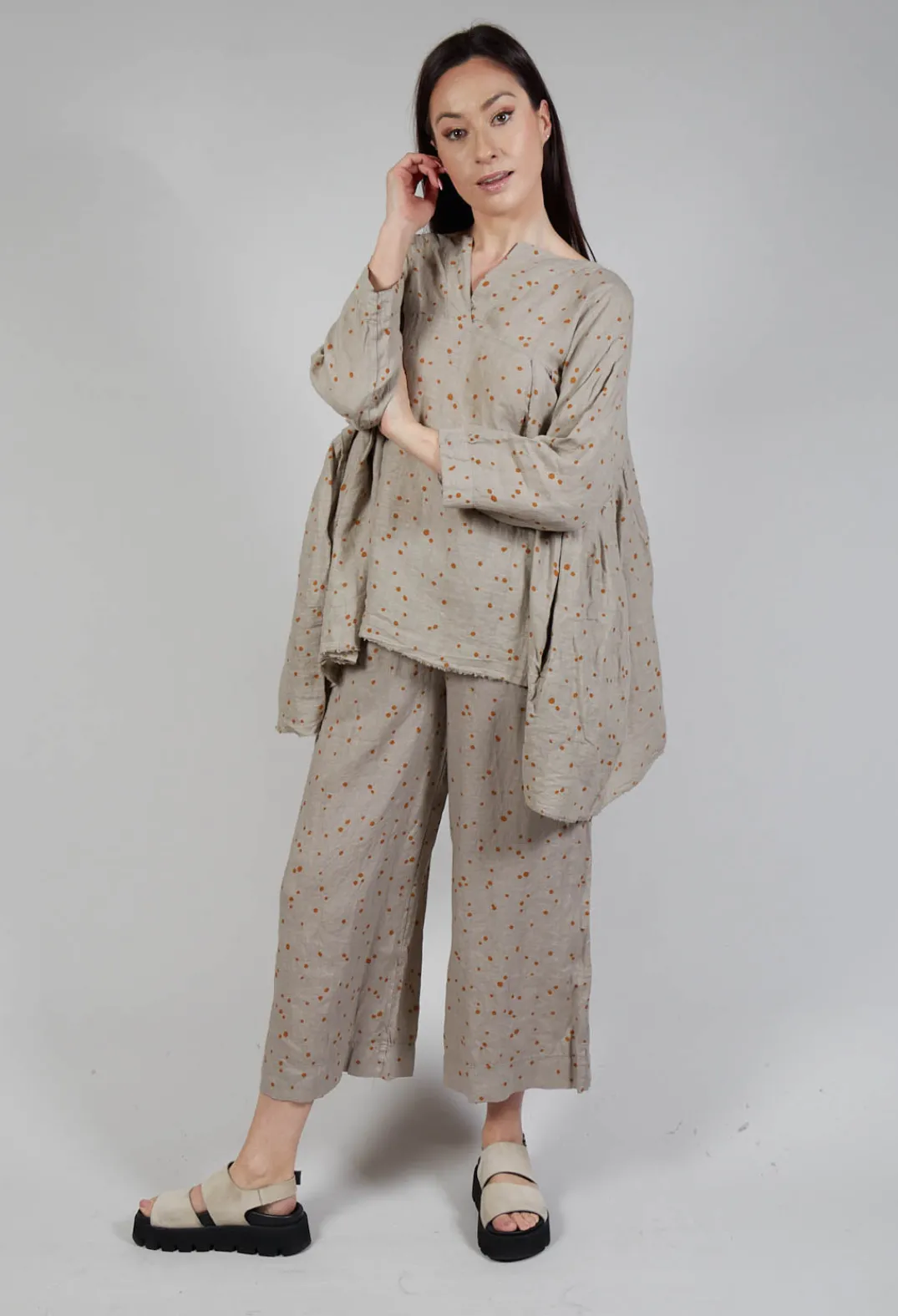 Mama B Shirts & Blouses^Taglio Ls Shirt In Ambra