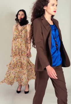 Malloni Jackets|Co-ords & Suits^Tailored Blazer in Granato Tobacco