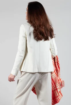 Malloni Jackets^Tailored Blazer in Prehnite Milk