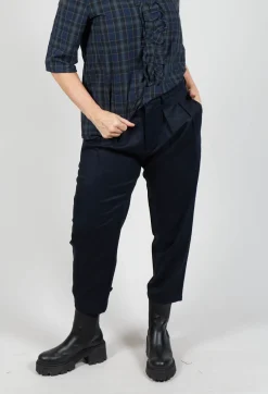 Apuntob Trousers^Tailored Cropped Trousers in Night