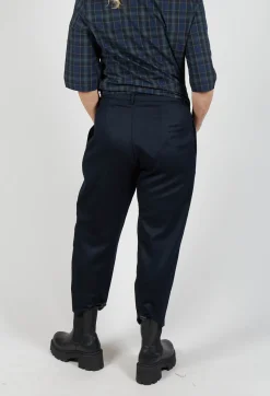 Apuntob Trousers^Tailored Cropped Trousers in Night