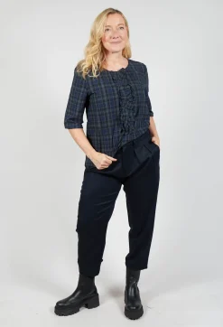Apuntob Trousers^Tailored Cropped Trousers in Night