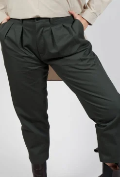 Apuntob Trousers^Tailored Cropped Trousers in Forest
