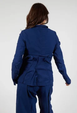 Rundholz Dip Jackets^Tailored Half-Zip Jacket in Ocean