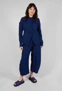 Rundholz Dip Jackets^Tailored Half-Zip Jacket in Ocean
