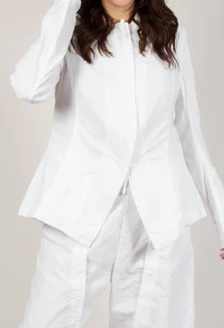 Rundholz Dip Jackets^Tailored Half-Zip Jacket in Semi Bleach