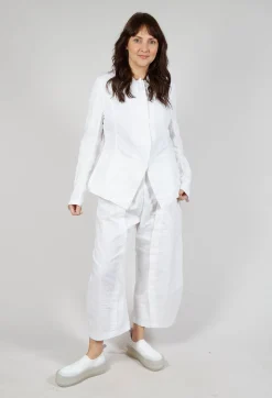 Rundholz Dip Jackets^Tailored Half-Zip Jacket in Semi Bleach