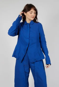 Rundholz Dip Jackets^Tailored Half-Zip Jacket in Royal