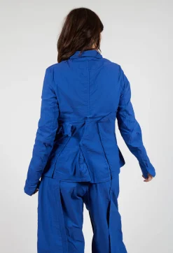 Rundholz Dip Jackets^Tailored Half-Zip Jacket in Royal
