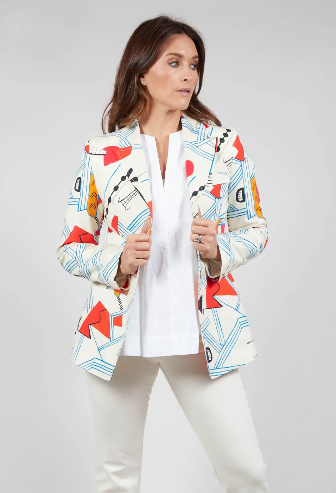 Beatrice B Jackets^Tailored Jacket in Matisse Print