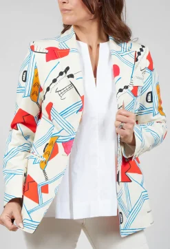 Beatrice B Jackets^Tailored Jacket in Matisse Print